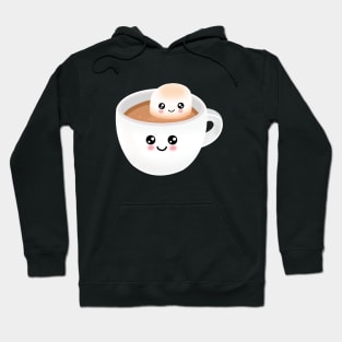 Cute Hot Chocolate With Marshmallow Hoodie